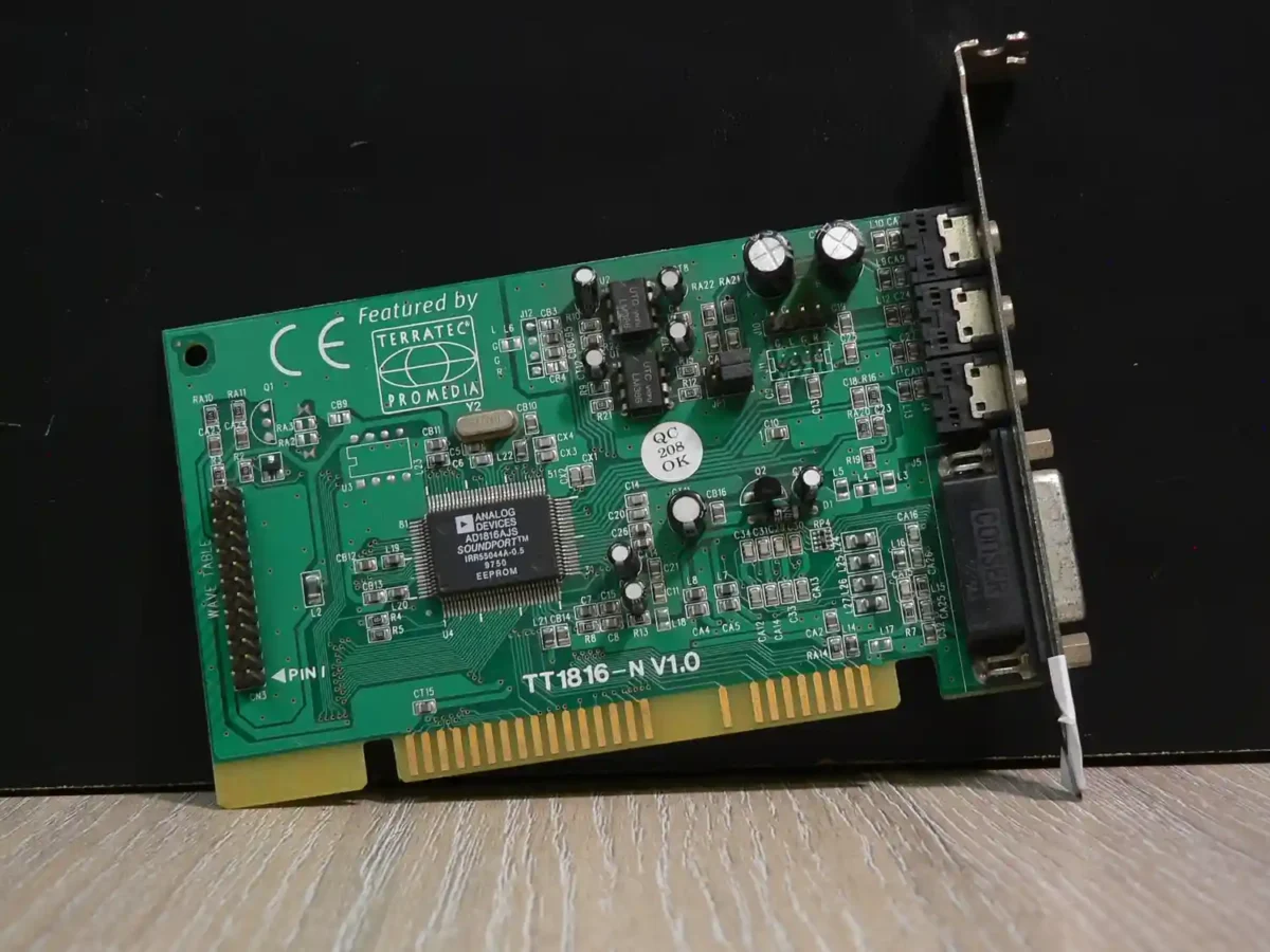 Terratec Promedia Analog Devices AD1816AJS ISA Hangkártya - Image 1