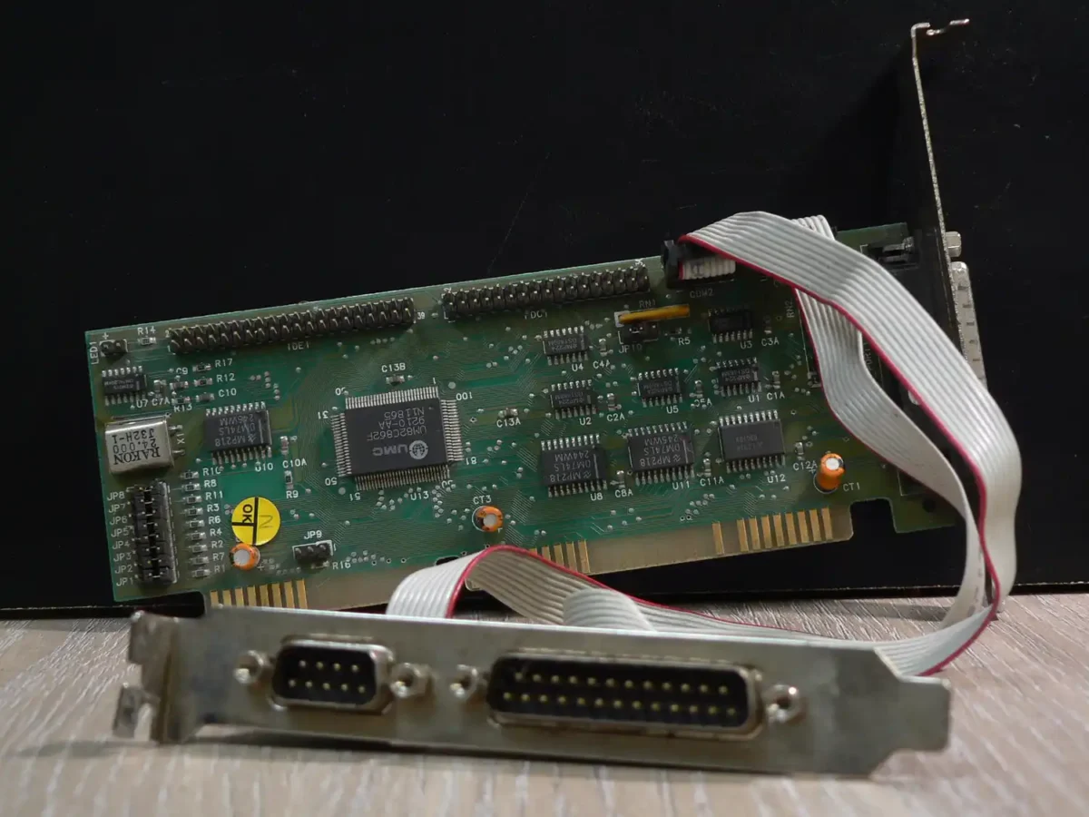 UMC UM82C862F ISA I/O Kártya + kivezetések - Image 1