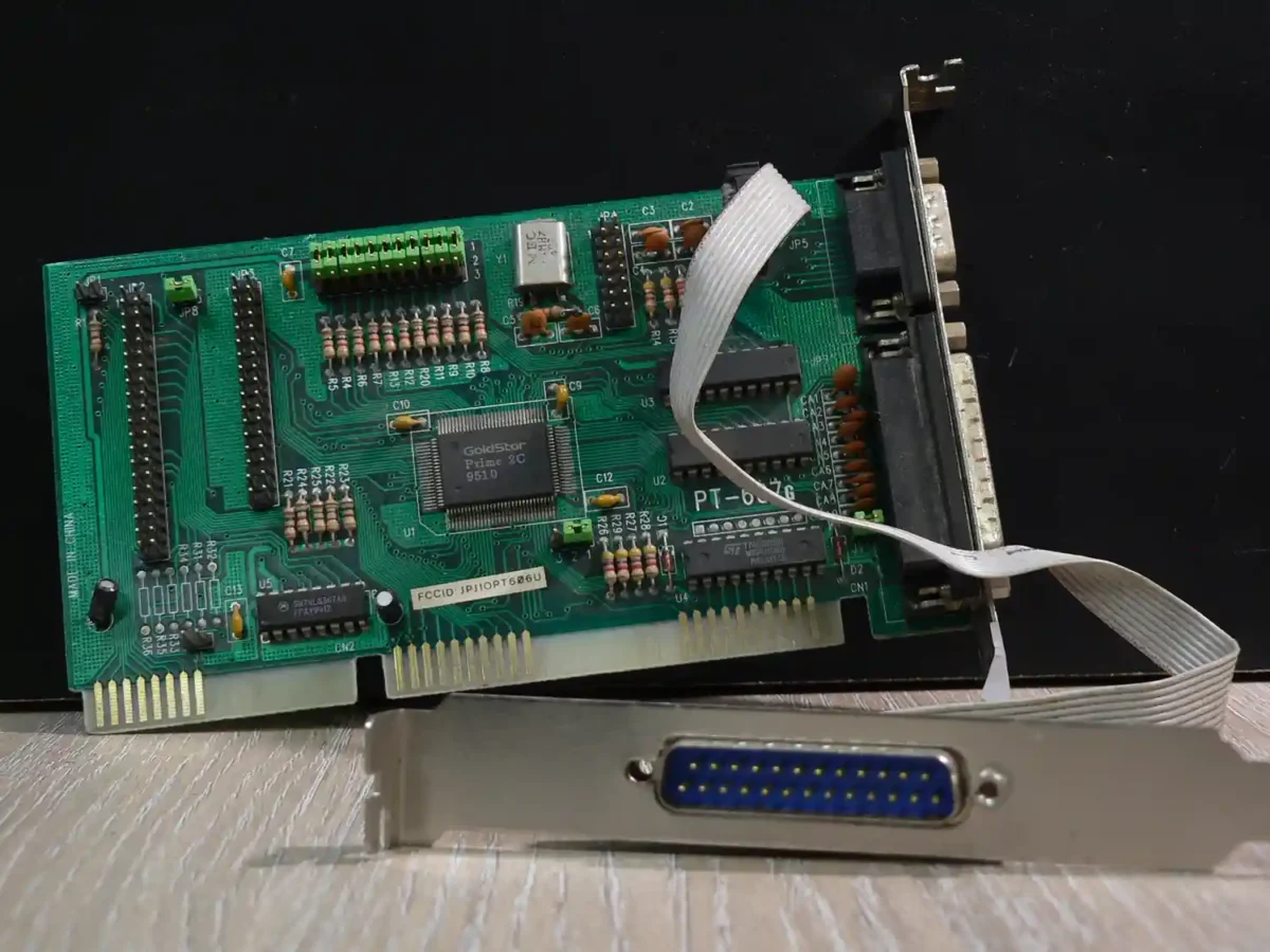 GoldStar Prime 2C ISA I/O Kártya + kivezetések - Image 1
