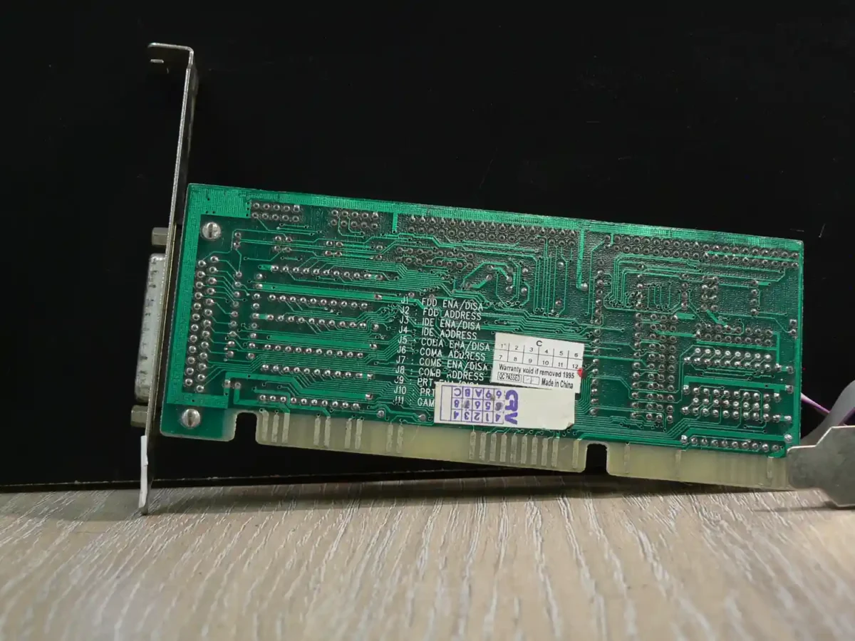 GoldStar Prime 2C ISA I/O Kártya + kivezetések - Image 2