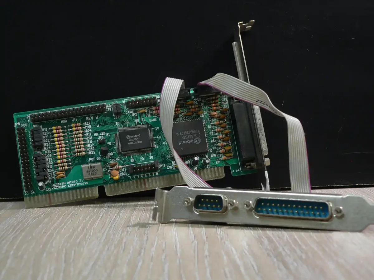 Winbond W83757F ISA I/O Kártya + kivezetések - Image 1