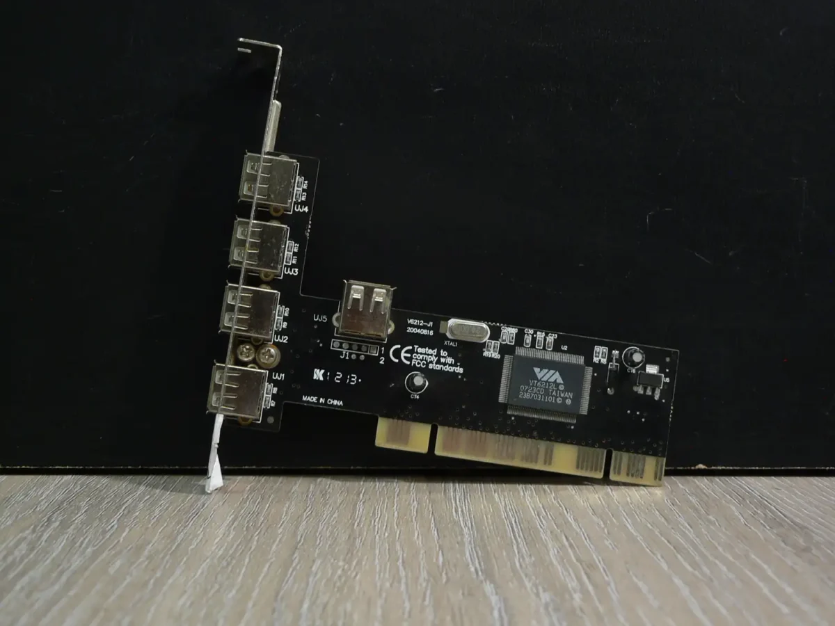 PCIB-40-1 PCI USB vezérlőkártya (5 portos) VIA VT6212L - Image 1