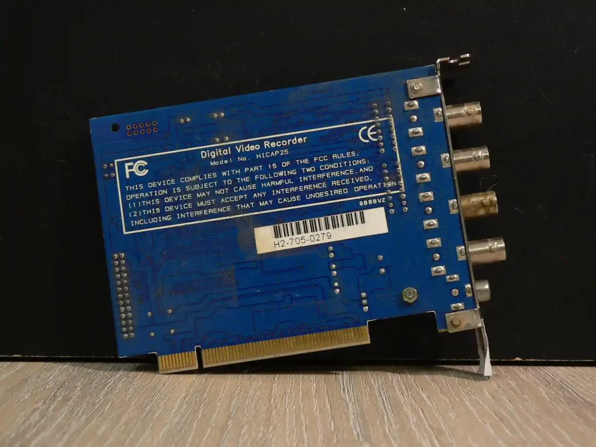 PCI 16 kamerás CCTV rögzítőkártya HICAP25 - Image 2