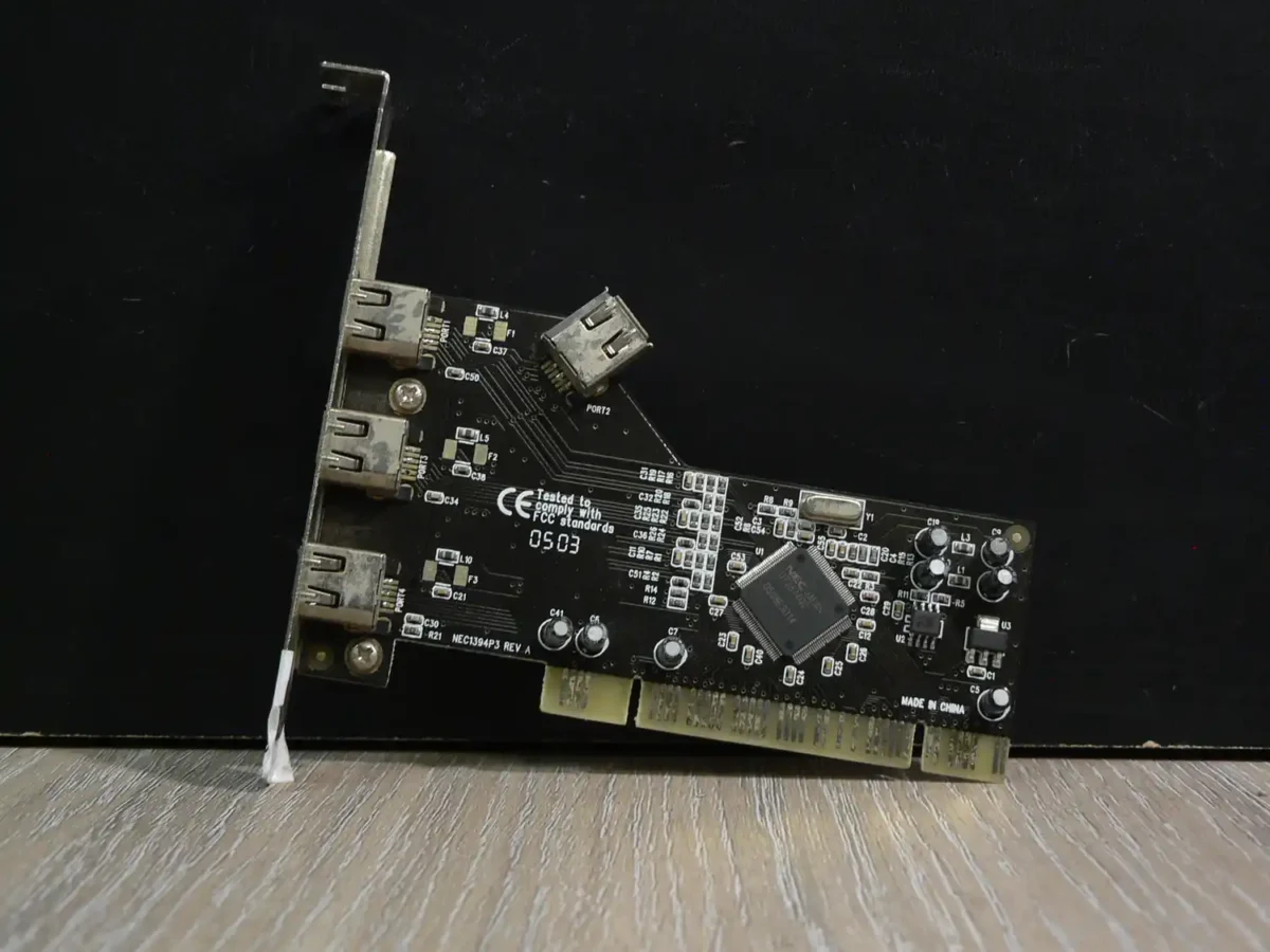 PCI FireWire vezérlőkártya (4 portos) NEC1394P3 Rev.A - Image 1