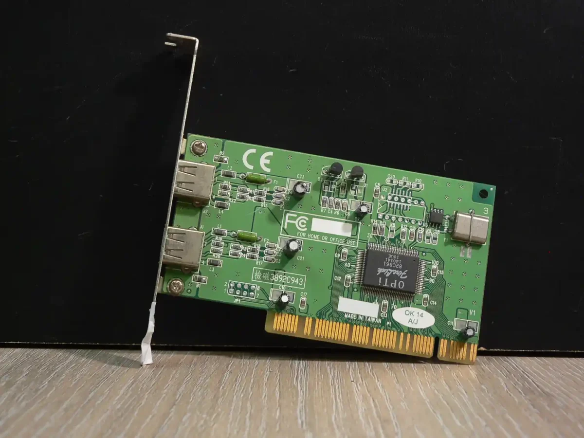 PCI USB vezérlőkártya (2 portos) Opti 82C861 - Image 1