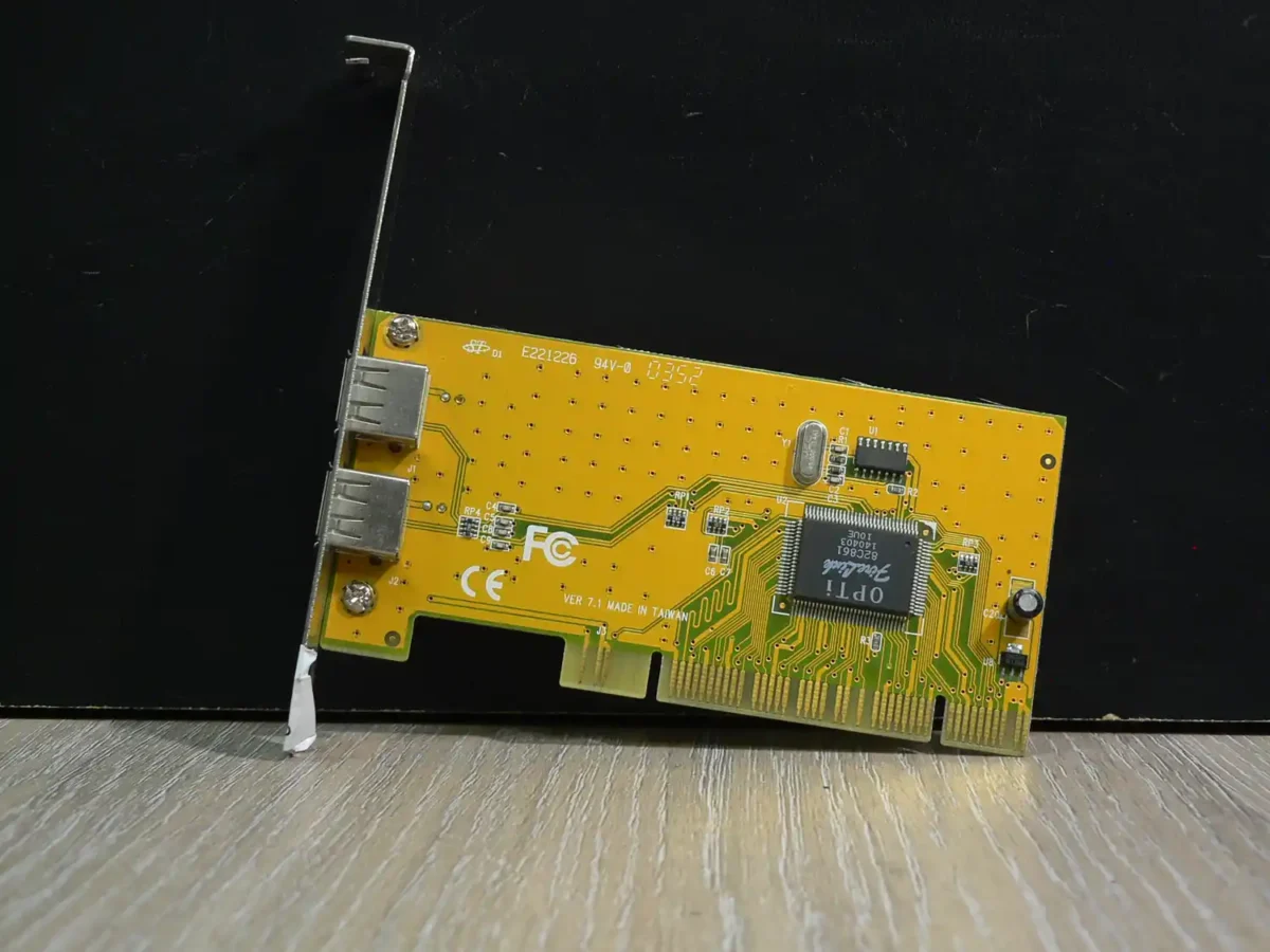 PCI USB vezérlőkártya (2 portos) Opti 82C861 - Image 1