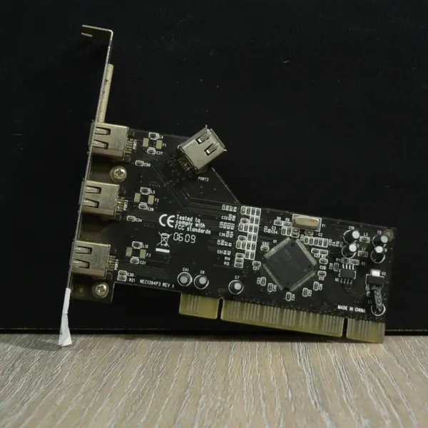 PCI FireWire vezérlőkártya (4 portos) NEC1394P3 Rev.A