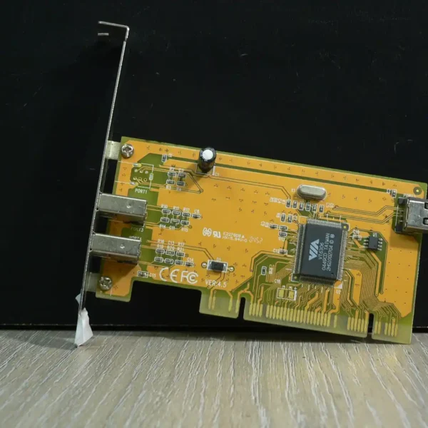 PCI FireWire vezérlőkártya (3 portos) VIA VT6306