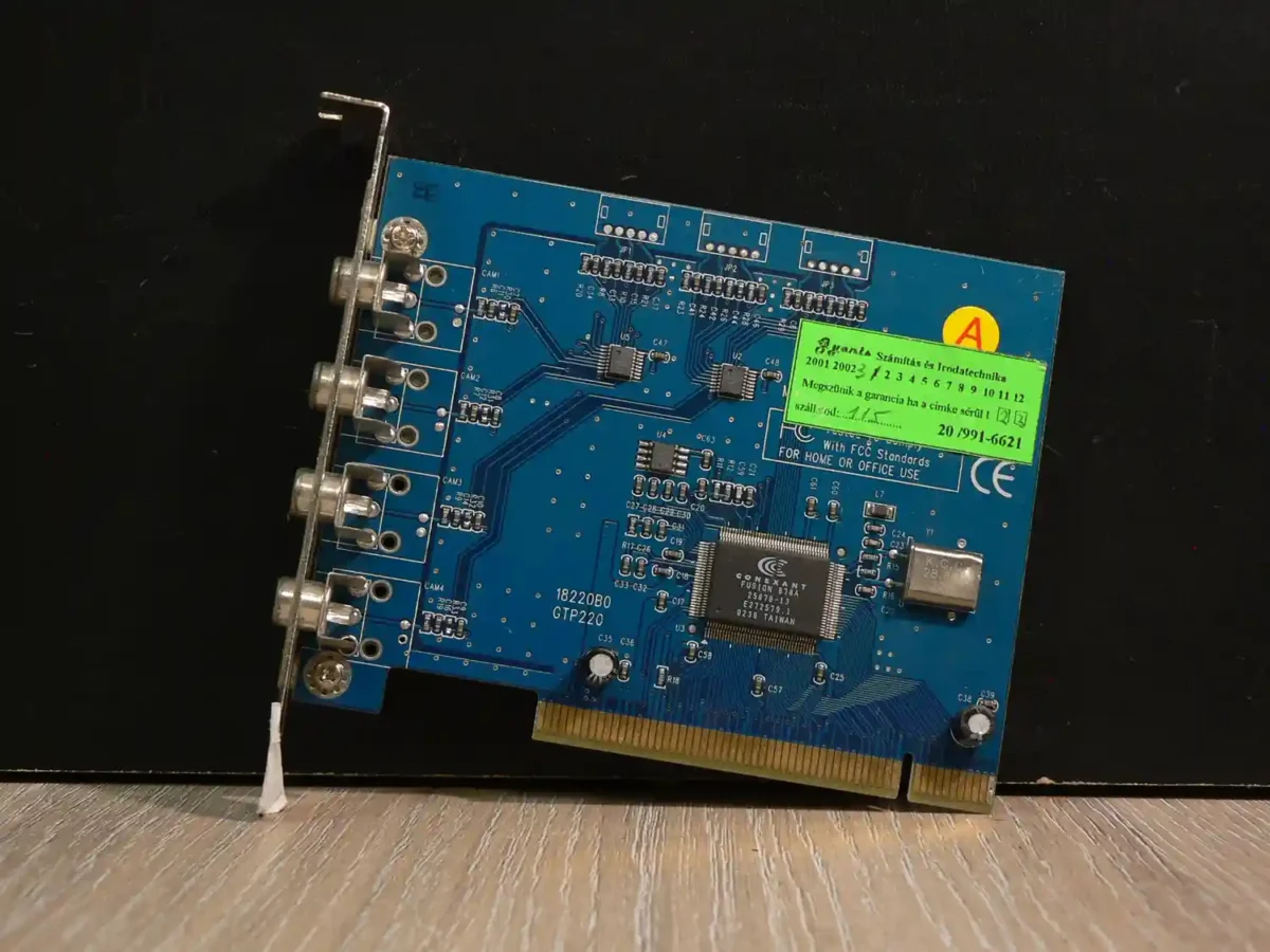 PCI 4 kamerás CCTV kártya GPT220 - Image 1