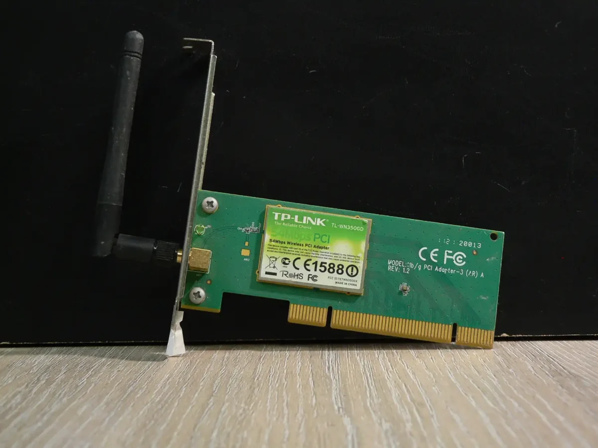 TP-LINK TL-WN350GD 54Mbps Wireless PCI Hálózati kártya - Image 1