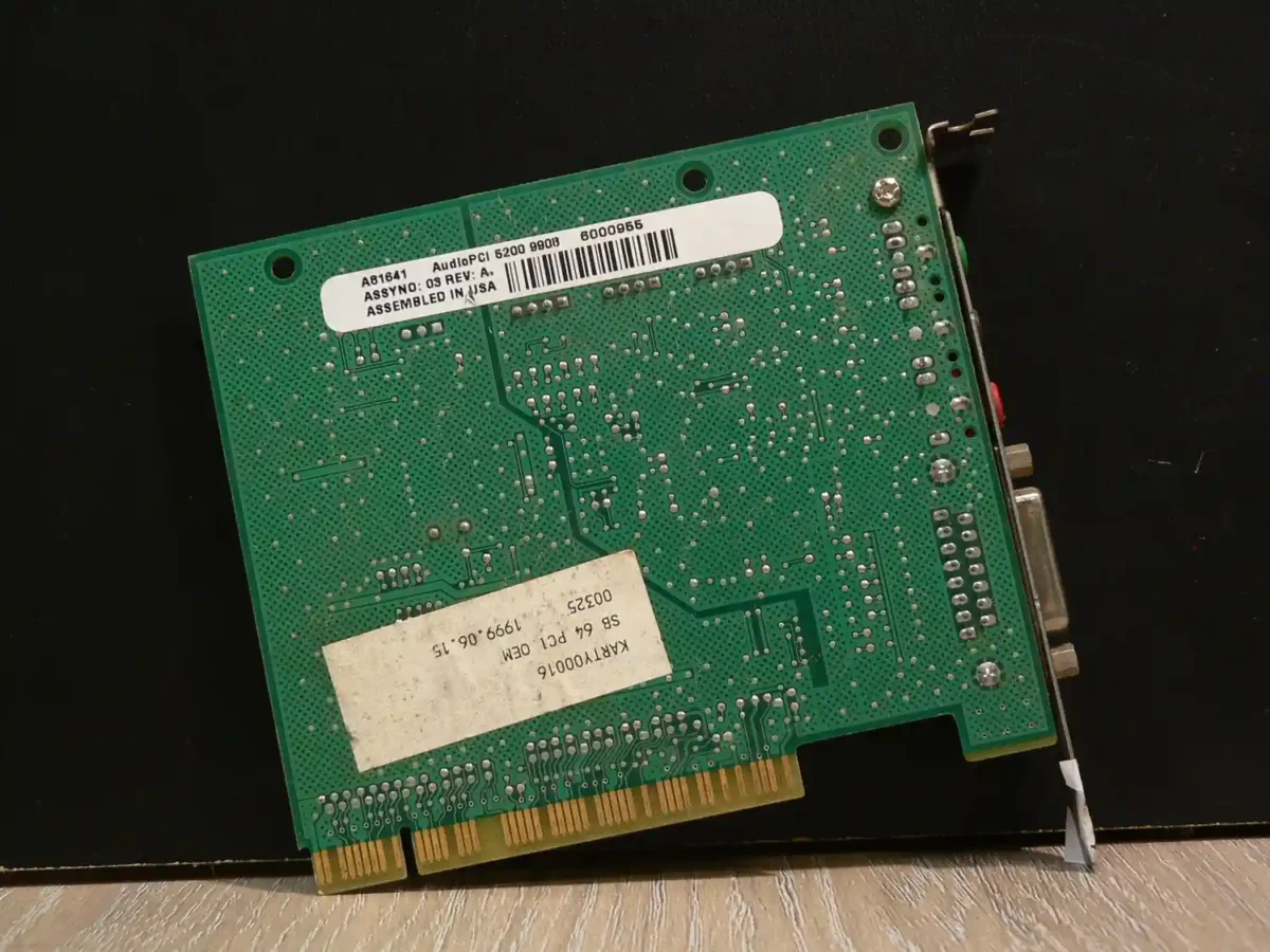 Ensoniq Audio PCI 5200 PCI Hangkártya - Image 2
