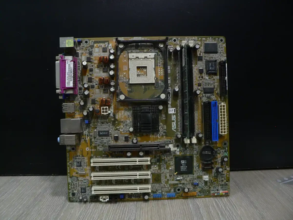 ASUS P4S800-MX SE REV:1.03 478 Alaplap + Hátlap/IO-Shield (B kategória, megviselt állapotú) - Image 3