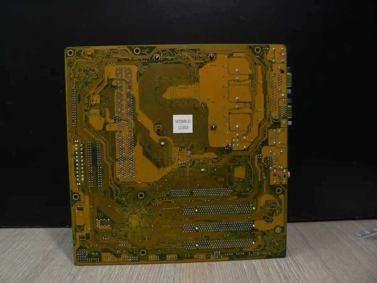 ASUS P4S800-MX SE REV:1.03 478 Alaplap + Hátlap/IO-Shield (B kategória, megviselt állapotú) - Image 4