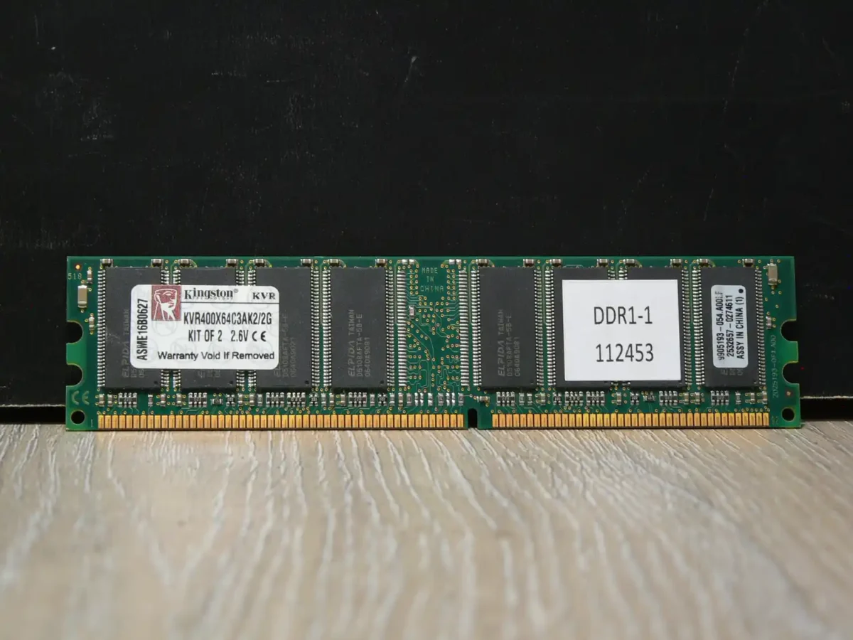 Kingston KVR400X64C3AK2/2G 1GB 400MHz DDR1 Memória - Image 1