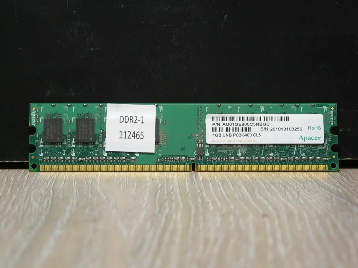 DDR2-1-1 Apacer 1GB 800MHz DDR2 Memória - Image 1