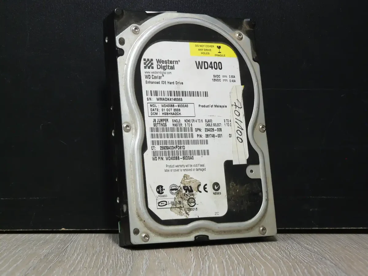 Western Digital WD Caviar 400 IDE Merevlemez 40GB 70/100 - Image 1