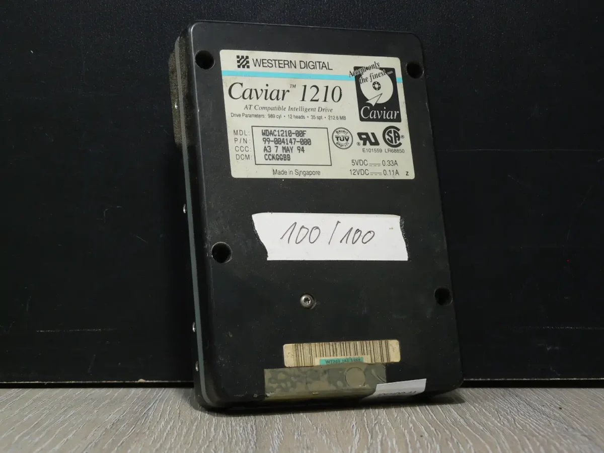 Western Digital Caviar 1210 IDE Mervlemez 210MB 100/100 - Image 1