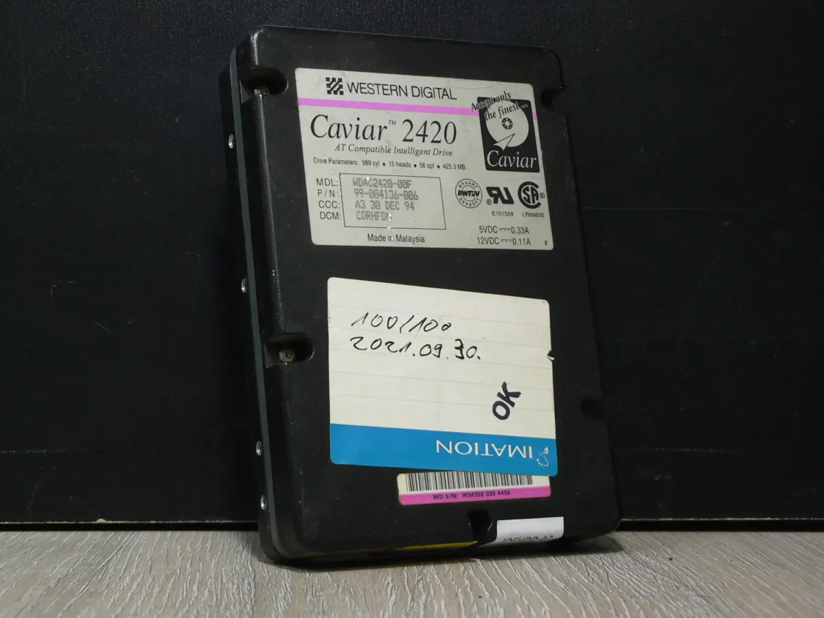 Western Digital Caviar 2420 IDE Mervlemez 420MB 100/100 - Image 1