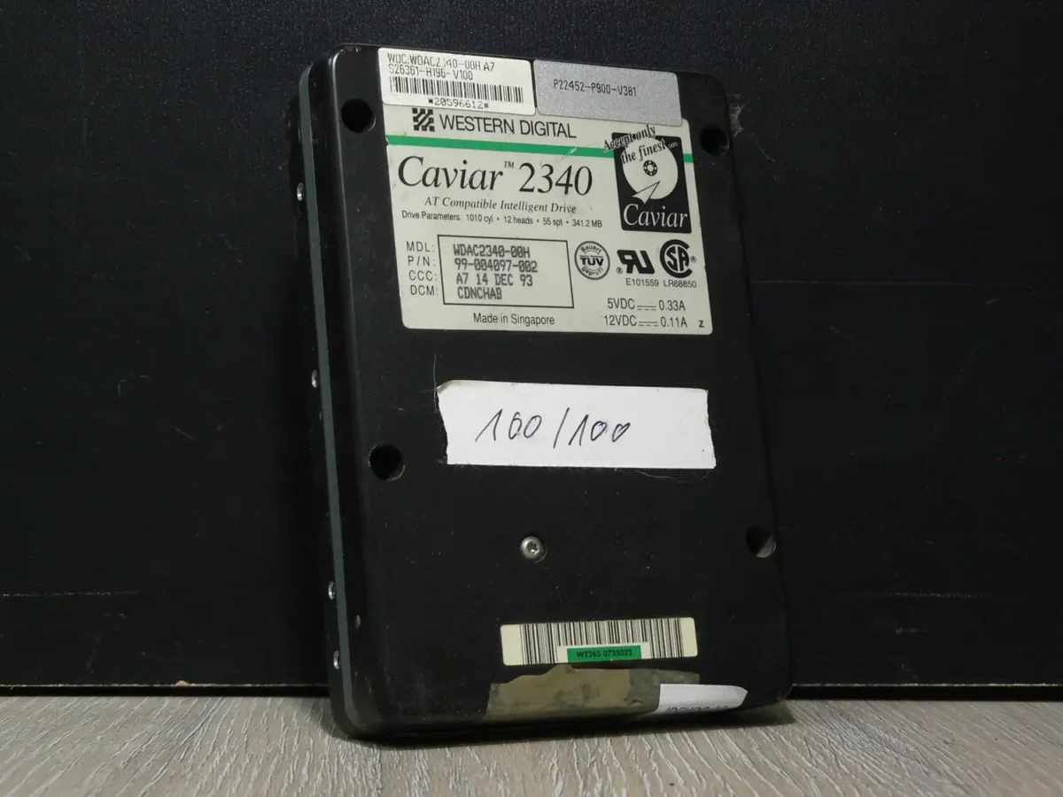 Western Digital Caviar 2340 IDE Mervlemez 340MB 100/100 - Image 1