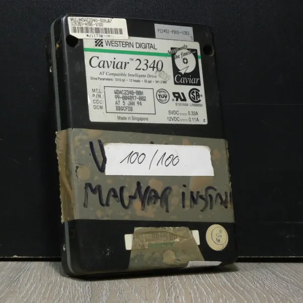 Western Digital Caviar 2340 IDE Mervlemez 340MB 100/100