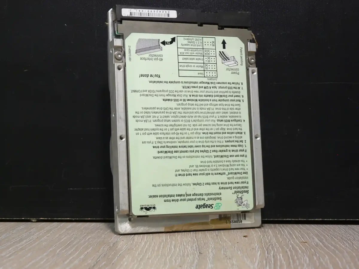 Seagate Medalist 4321 ST34321A IDE Merevlemez 4,3GB 100/100 - Image 2
