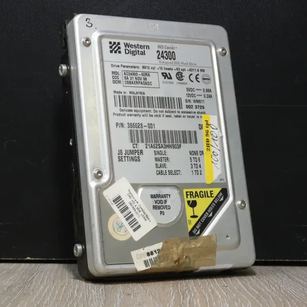 Western Digital WD Caviar 24300 IDE Merevlemez 4,3GB 100/100