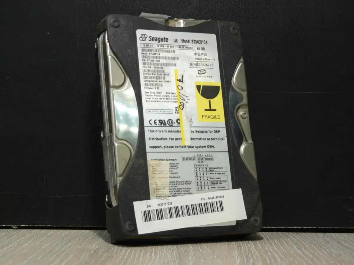 Seagate ST340810A IDE Merevlemez 40GB 70/100 - Image 1