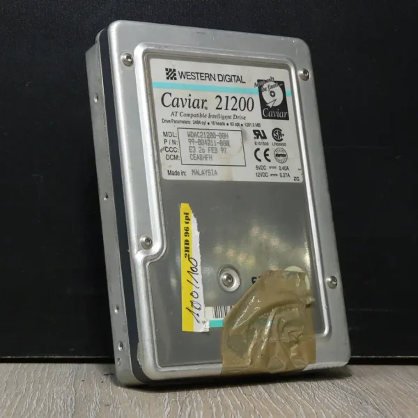Western Digital Caviar 21200 IDE Merevlemez 1,2GB 100/100