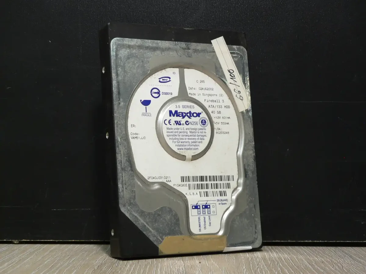 Maxtor Fireball 3 IDE Merevlemez 40GB 66/100 - Image 1