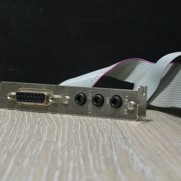 Alaplapi Audio kivezetés (Fekete)