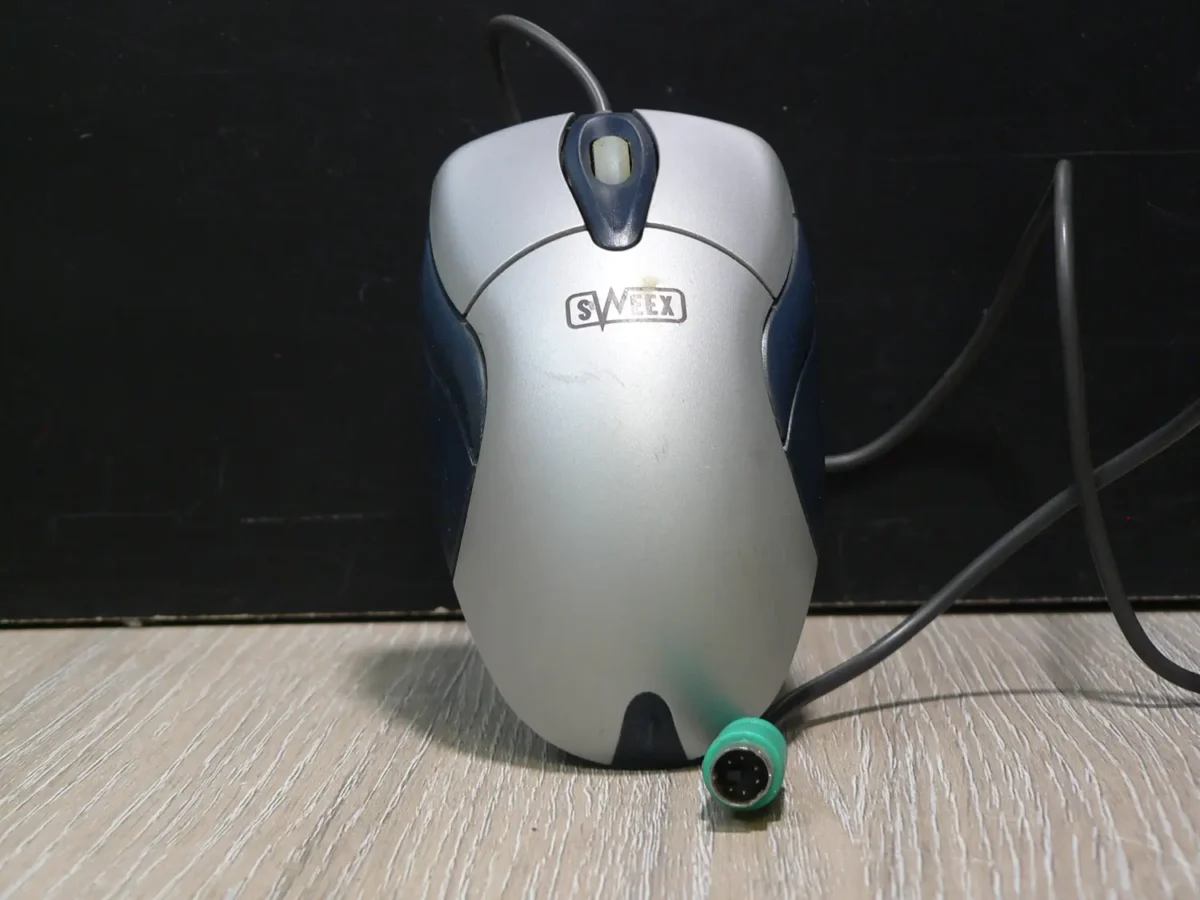 SWEEX Golyós Egér Kék-Ezüst PS/2 - Image 1