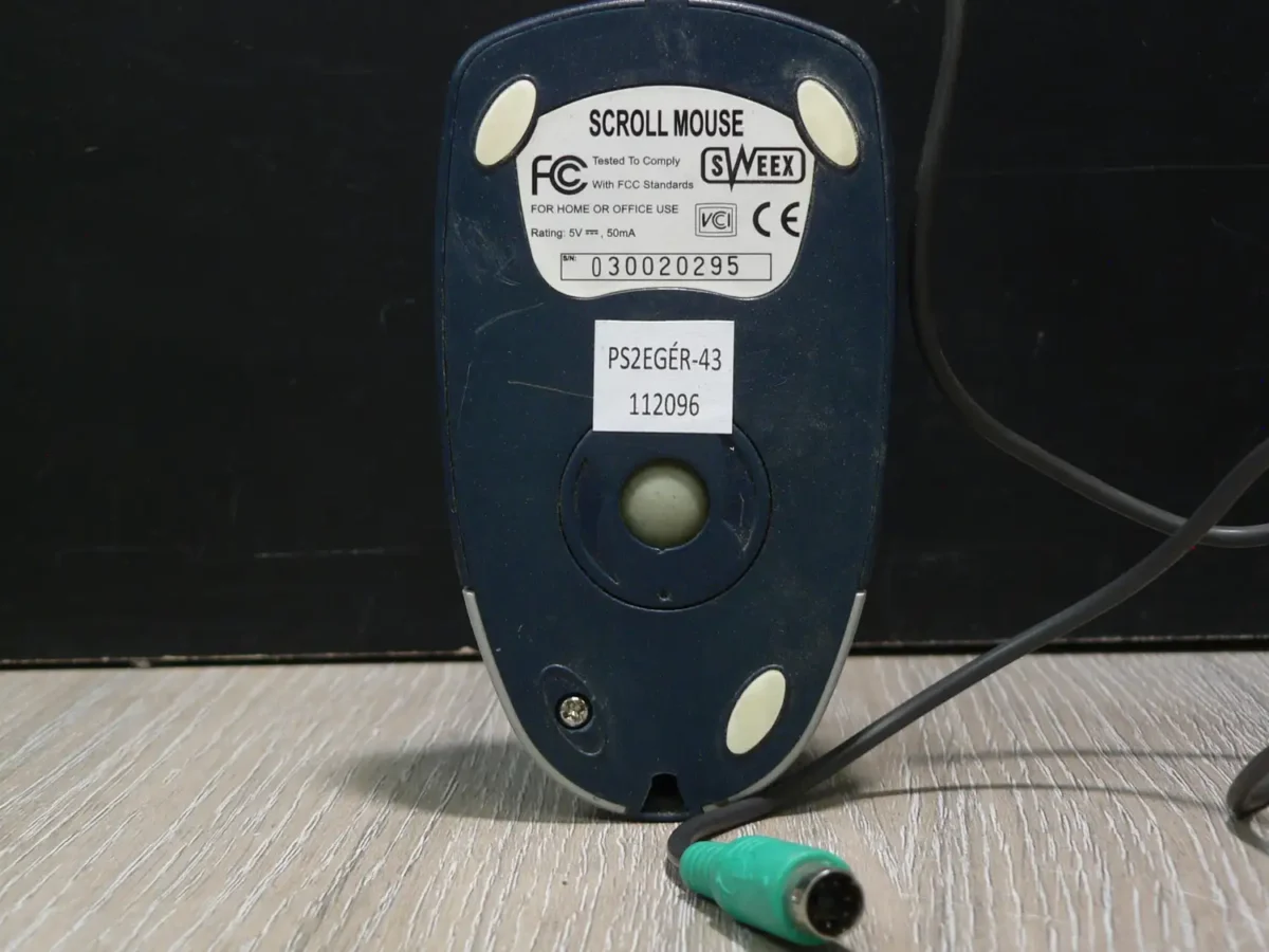 SWEEX Golyós Egér Kék-Ezüst PS/2 - Image 2