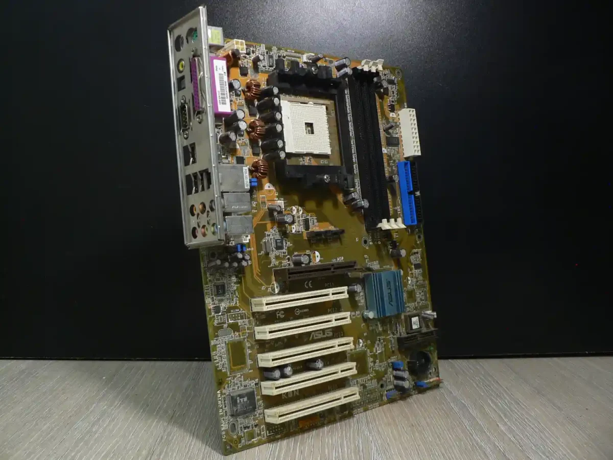 S754MB-1-1 ASUS K8N Rev 1.01 Socket 754 Alaplap + Hátlap/IO-Shield - Image 1