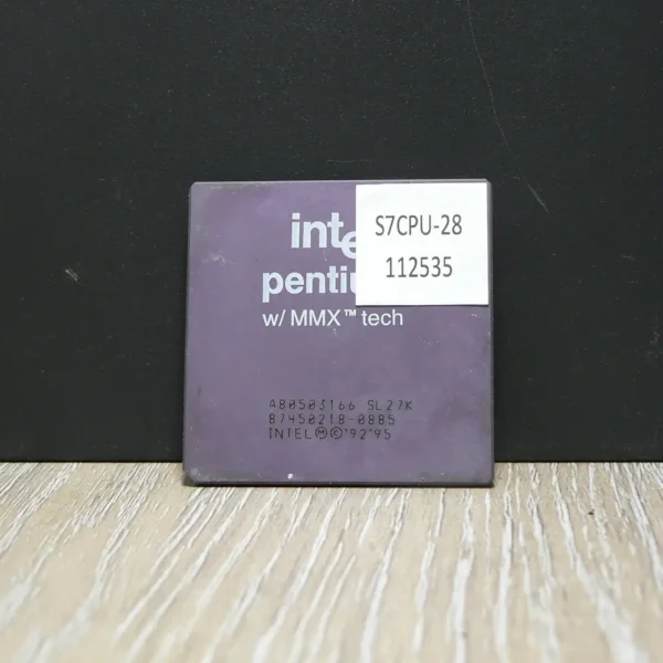 Intel Pentium 166MMX SL27K Socket 7 Processzor