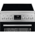 AEG CCB56490BM Elektromos kerámialapos tűzhely, 57L, SteamBake, Aqua clean, Fekete/Inoix - Image 2