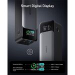 ANKER Powerbank GaNPrime 24000mAh, 140W, USB-C Input/Output, USB-A+USB-C Output, fekete - A1289011 - Image 3