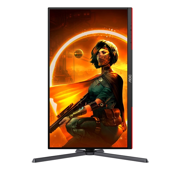 AOC Gaming 180Hz monitor 27" Q27G3XMN/BK, 2560x1440 16:9, 1.000cd/m2, 1ms, 2xHDMI/DisplayPort, áll. mag.,pivot, HDR1000 - Image 4