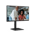 AOC IPS 120Hz FHD monitor 23.8" 24E4CV, 1920x1080, 16:9, 4ms, 300cd/m2, DisplayPort/HDMI/4xUSB-A, pivot, hangszóró - Image 5
