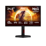 AOC IPS Gaming 260Hz monitor 24,5" 25G4ZR, 1920x1080, 16:9, 300cd/m2, 1ms, 1xHDMI/1xDisplayPort, pivot