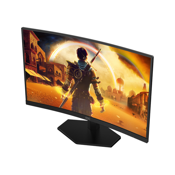 AOC Ívelt Gaming monitor 27" C27G42ZE 2560x1440, 16:9, 300cd/m2, 1ms, HDMI/DisplayPort, 240 Hz - Image 3
