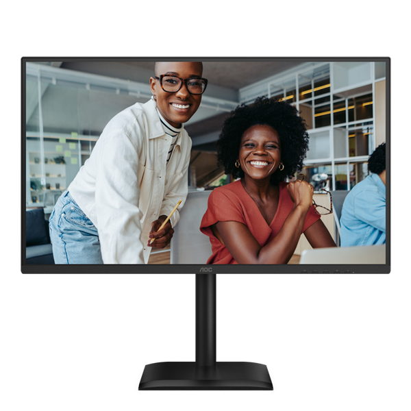 AOC IPS monitor 27" Q27E4U 2560x1440, 16:9, 350cd/m2, 4ms, HDMI/DisplayPort/4xUSB, hangszóró, 120 Hz, áll.mag., pivot - Image 3