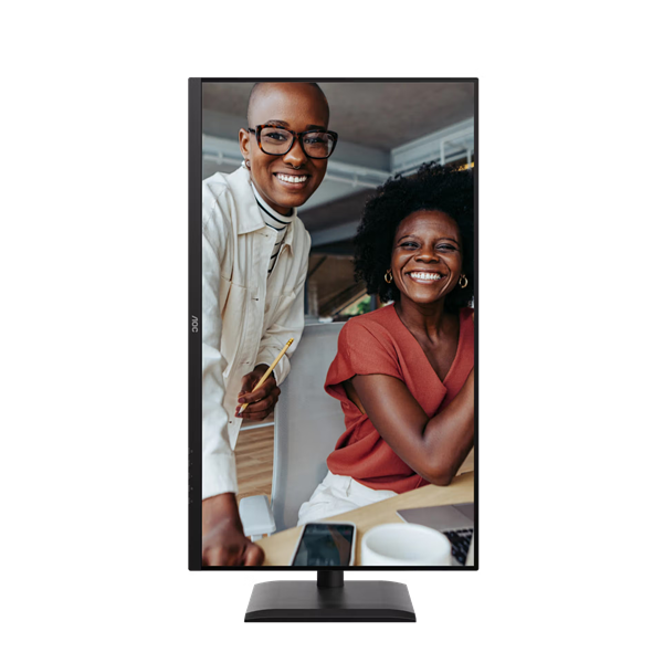 AOC IPS monitor 31,5"Q32E4U, 2560x1440,16:9, 350cd/m2, 4ms, DisplayPort/2xHDMI/4xUSB-A/1xUSB-B, hangszóró,áll.mag.,pivot - Image 5