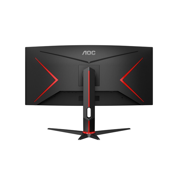 AOC Ívelt Gaming 180Hz VA monitor 34" CU34G2XP/BK, 3440x1440, 21:9, 430cd/m2, 1ms, 2xHDMI/DisplayPort/USBx4 - Image 4