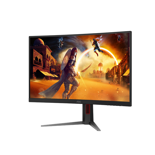 AOC Ívelt Gaming 260Hz VA monitor 27" CQ27G4Z2, 2560x1440, 16:9, 350cd/m2, 0,3ms, 2xHDMI/DisplayPort - Image 4