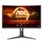 AOC Ívelt Gaming 280Hz monitor 27" C27G2Z3/BK, 1920x1080, 16:9, 300cd/m2, 0,5ms, HDMIx2/DisplayPort, állítható magasság