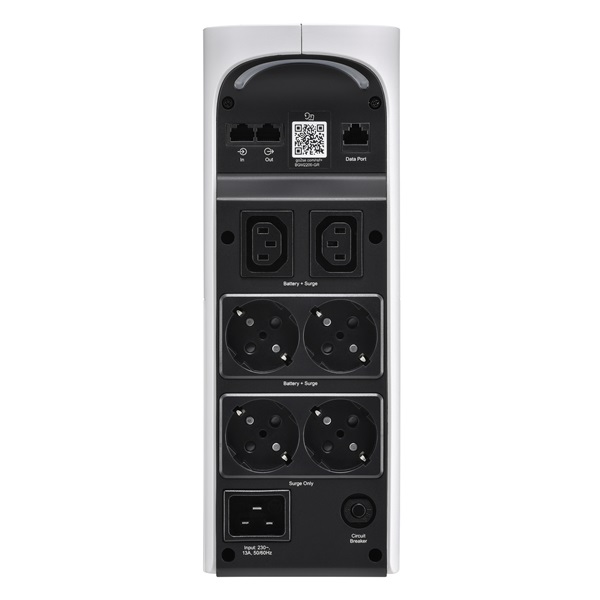 APC Back-UPS Pro Gaming, BGM2200 UPS, 2200VA/1320W, 4xSchuko 2xC13, LINE-INTERACTIVE szünetmentes,színusz,AVR,RGB, fehér - Image 2