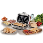 ARIETE 1972.RD Party Time szendvics-, muffin- és fánksütő, 700W,  Piros - Image 3