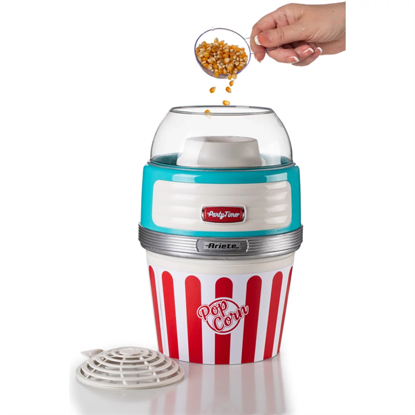 ARIETE 2957.BL Party Time popcorn készítő, 1100W Azúrkék - Image 2