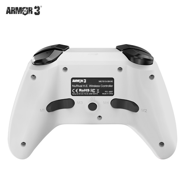 ARMOR3 NURIVAL Nintendo Switch/OLED Kiegészítő Vezeték Nélküli "Hall Effect" Stick kontroller, Fehér - Image 3