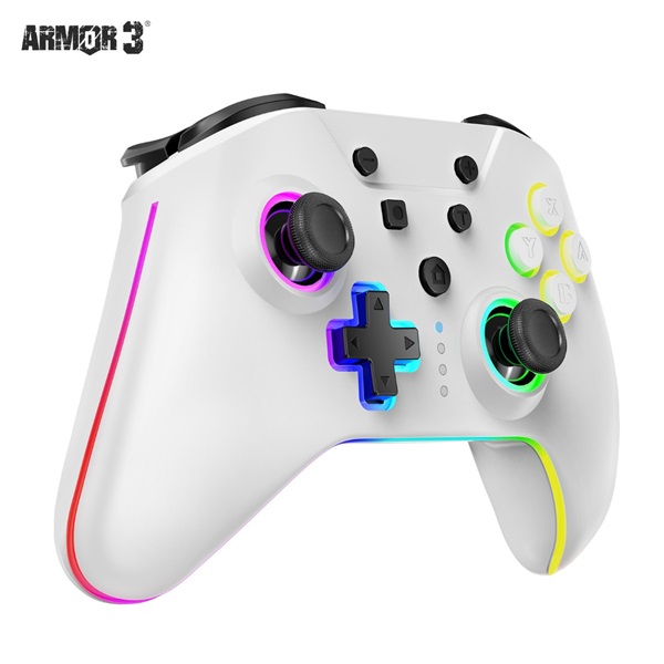 ARMOR3 NURIVAL Nintendo Switch/OLED Kiegészítő Vezeték Nélküli "Hall Effect" Stick kontroller, Fehér - Image 2